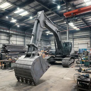 Construction equipment steel