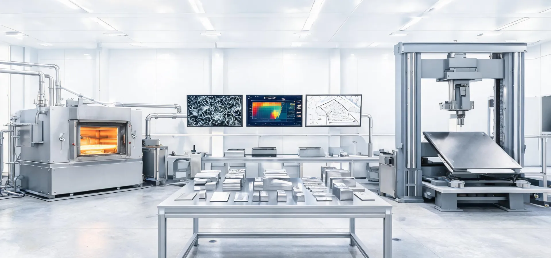 Low-carbon steel technology lab and furnace